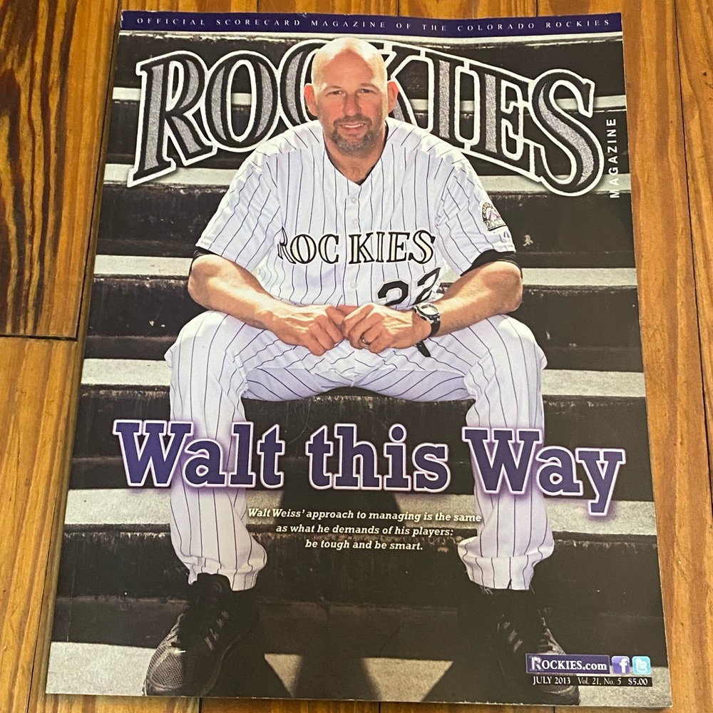 Rockies Magazine Vol. 21 No. 5 July 2013 Walter Weiss Cover